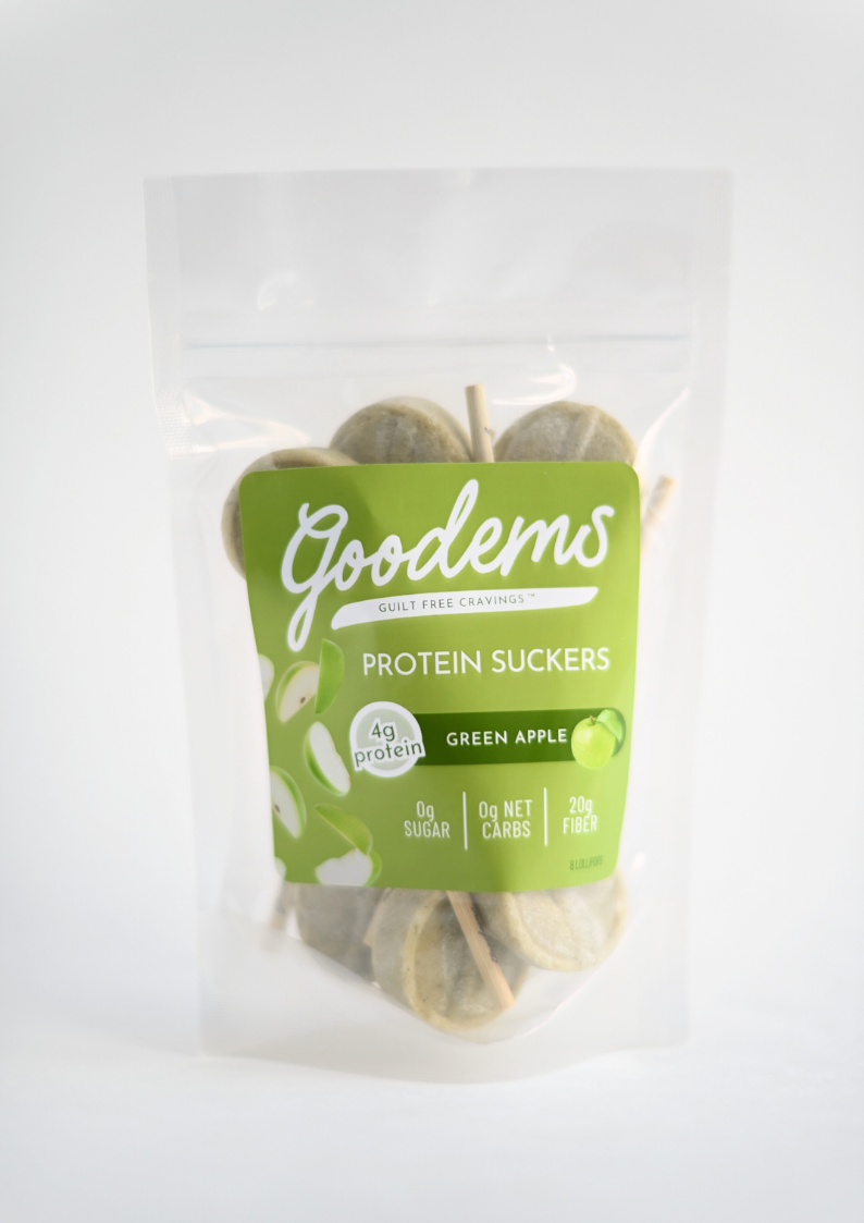 Green Apple Protein Candy Suckers
