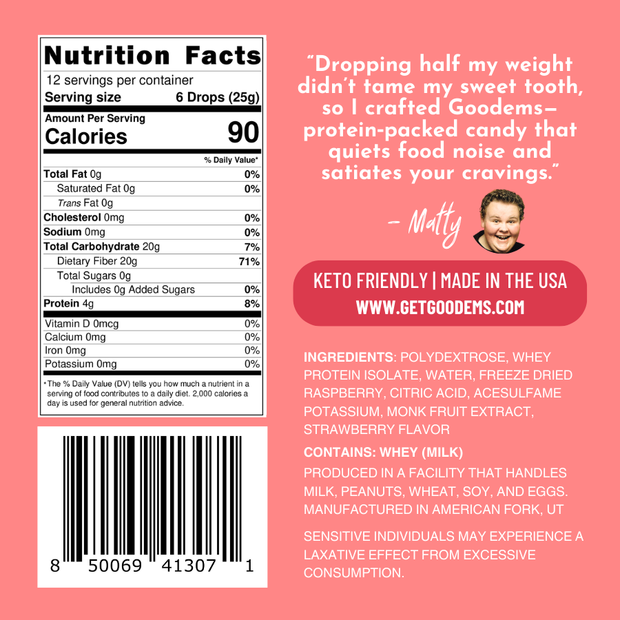 Strawberry Smoothie Protein Candy Drops