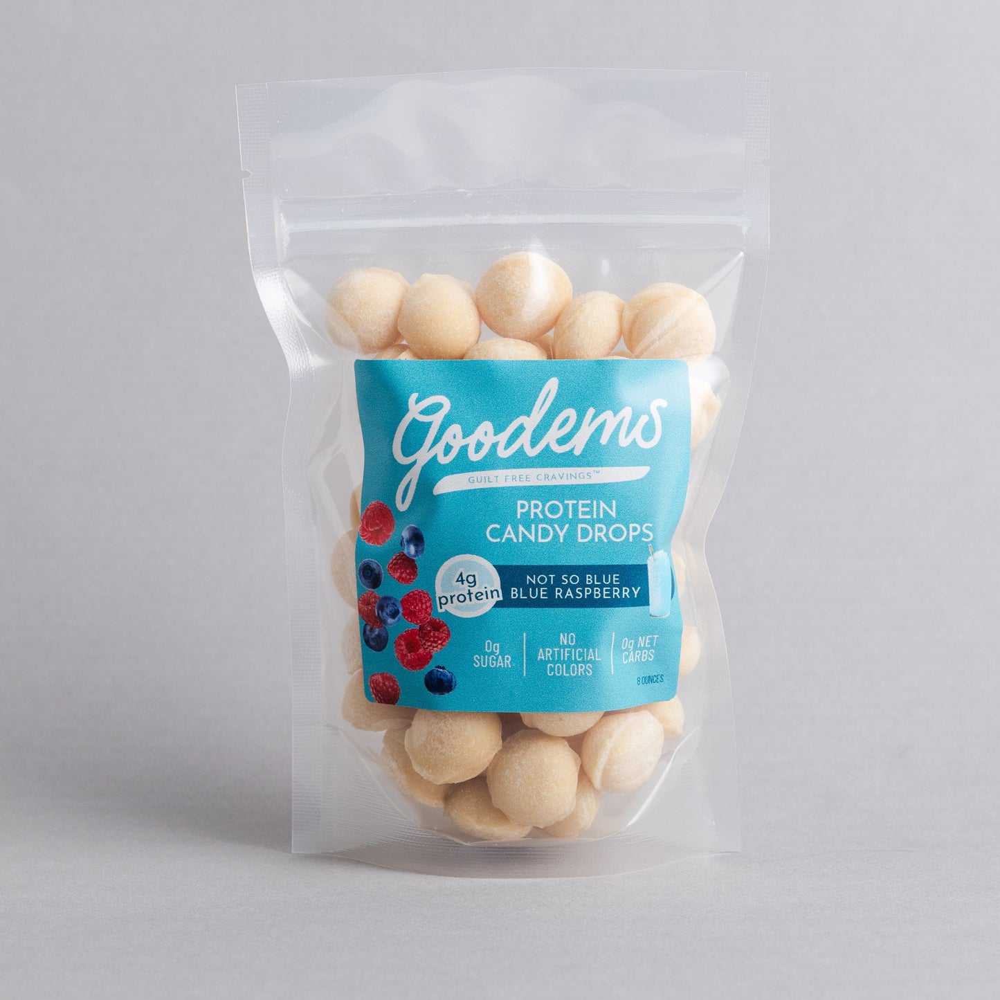 Not-So-Blue Blue Raspberry Protein Candy Drops