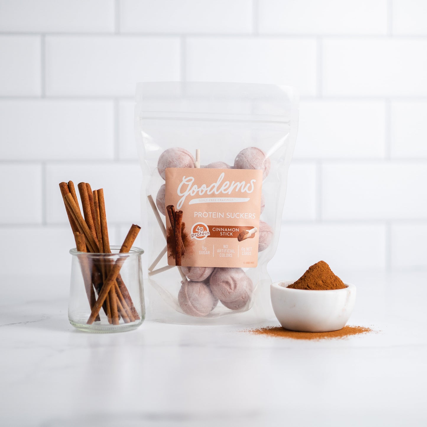 Cinnamon Stick Protein Suckers