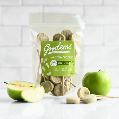 Green Apple Protein Candy Suckers