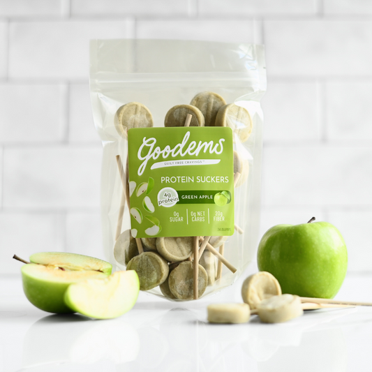 Green Apple Protein Candy Suckers