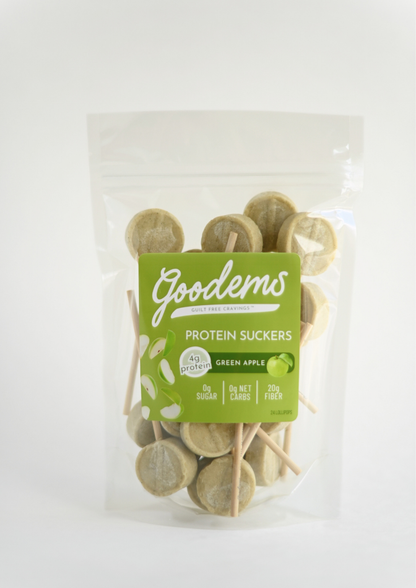 Green Apple Protein Candy Suckers