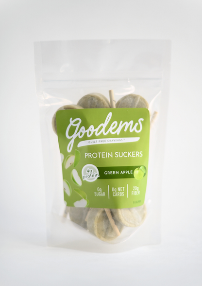 Green Apple Protein Candy Suckers