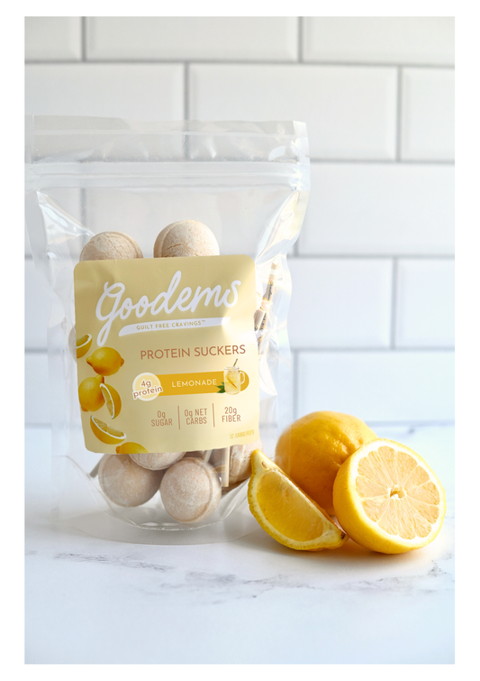 Lemonade Protein Candy Suckers